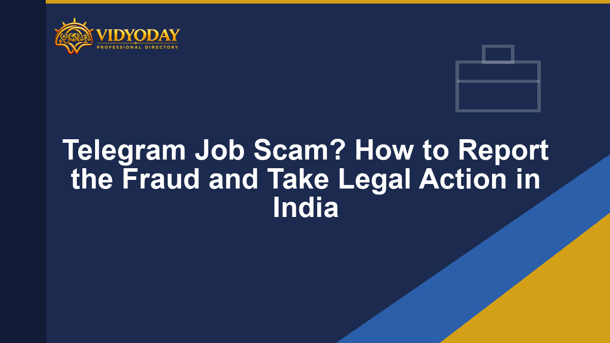 Illustration representing a Telegram job scam