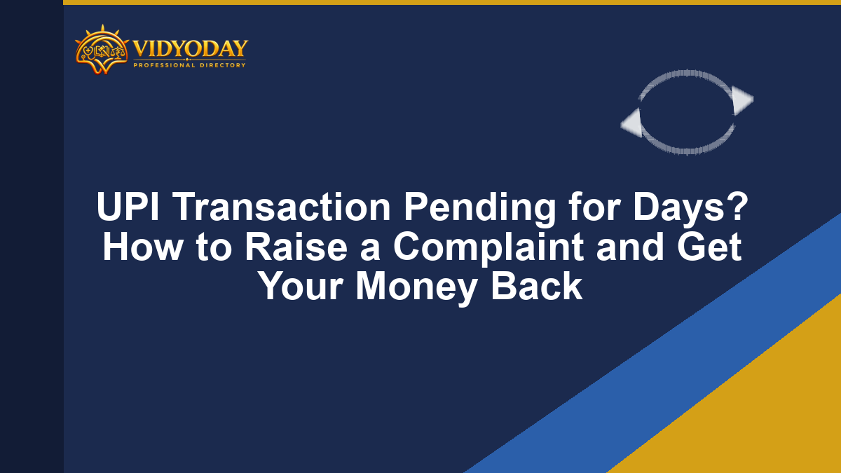 Illustration representing a pending UPI transaction
