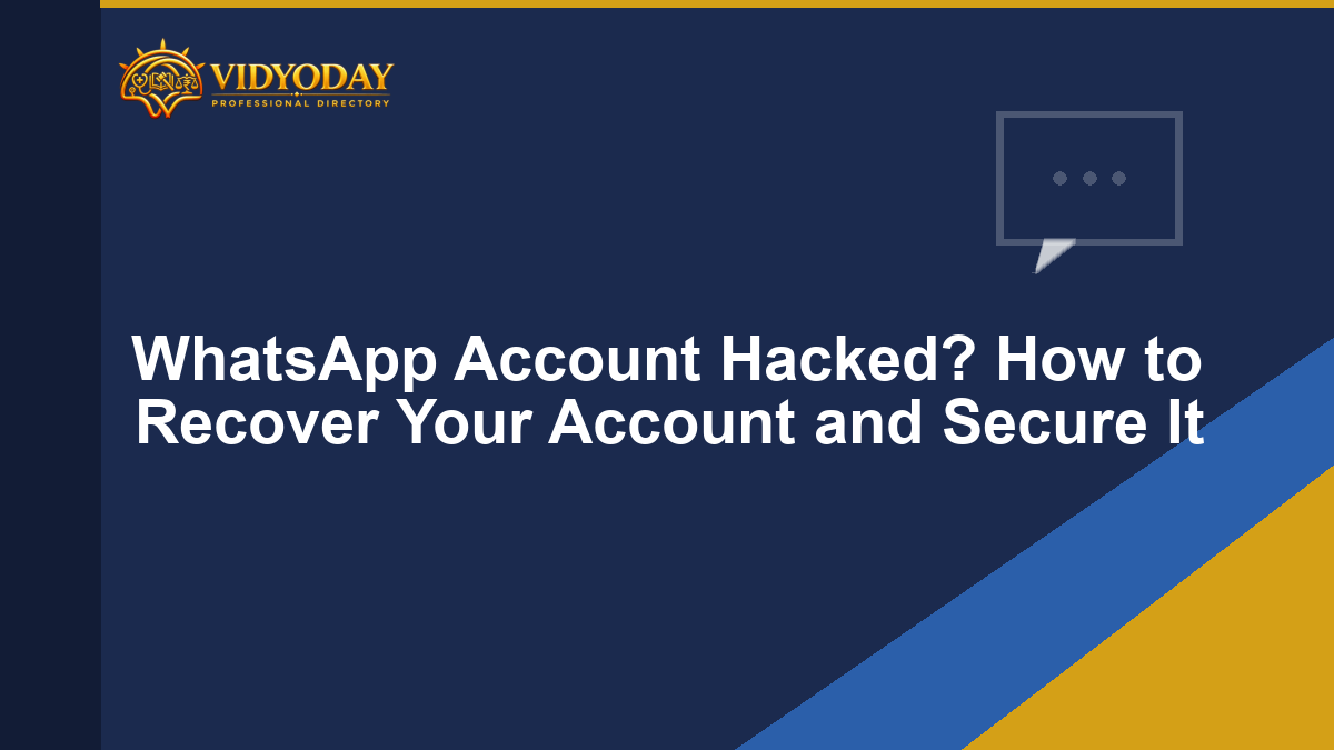Illustration representing a hacked WhatsApp account